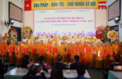 Công bố quyết định và ra mắt nhân sự Ban Hoằng pháp T.Ư GHPGVN nhiệm kỳ IX (2022-2027)