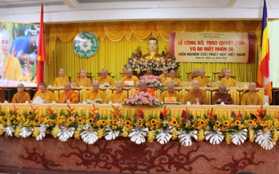 Viện Nghiên cứu Phật học Việt Nam công bố quyết định và ra mắt nhân sự nhiệm kỳ IX (2022-2027)